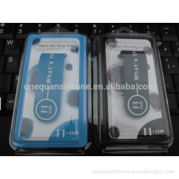 2015 new silicone clip holder for memo with custom logo silicone magnetic clip binder clip